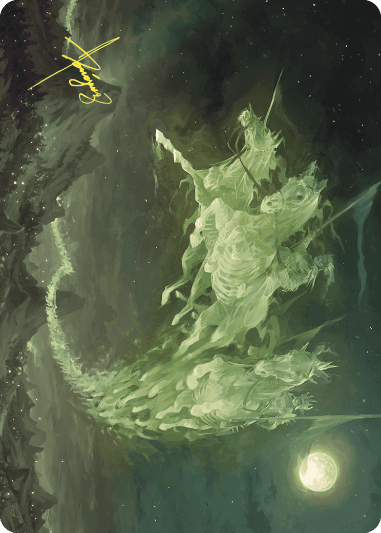 Moonshaker Cavalry Art Card (Gold-Stamped Signature) [Wilds of Eldraine Art Series] | RetroPlay Games