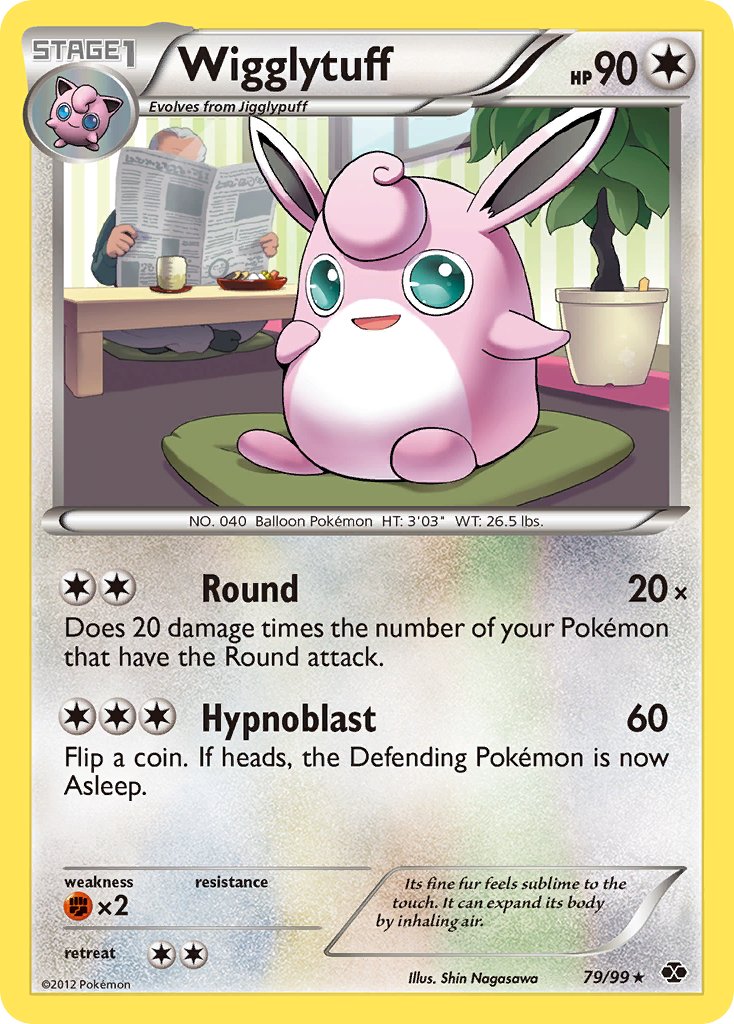Wigglytuff (79/99) (Cosmos Holo) (Blister Exclusive) [Black & White: Next Destinies] | RetroPlay Games