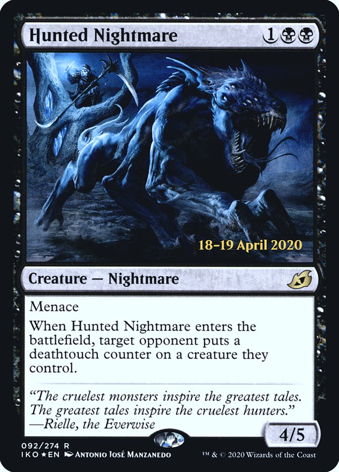 Hunted Nightmare  [Ikoria: Lair of Behemoths Prerelease Promos] | RetroPlay Games