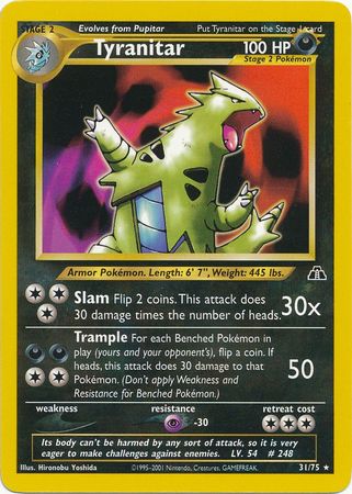 Tyranitar (31/75) [Neo Discovery Unlimited] | RetroPlay Games