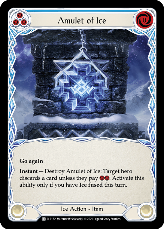 Amulet of Ice [ELE172] (Tales of Aria)  1st Edition Normal | RetroPlay Games