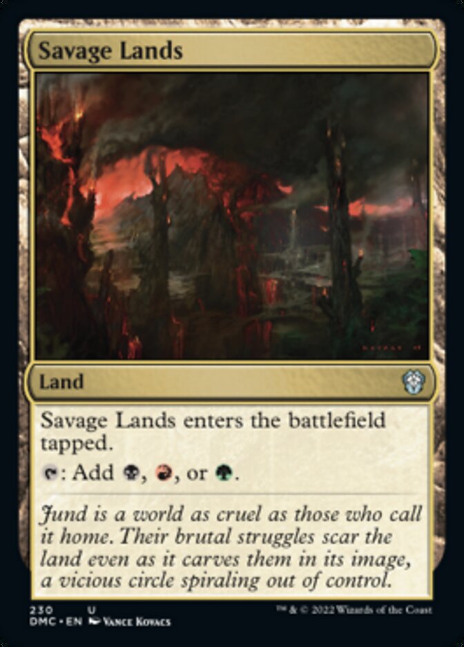 Savage Lands [Dominaria United Commander] | RetroPlay Games