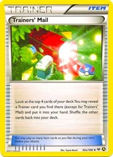 Trainers' Mail (92a/108) (Alternate Art Promo) [XY: Roaring Skies] | RetroPlay Games