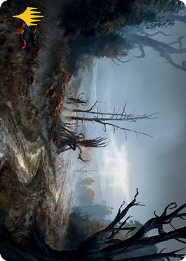 Overgrown Farmland Art Card (Gold-Stamped Signature) [Innistrad: Midnight Hunt Art Series] | RetroPlay Games