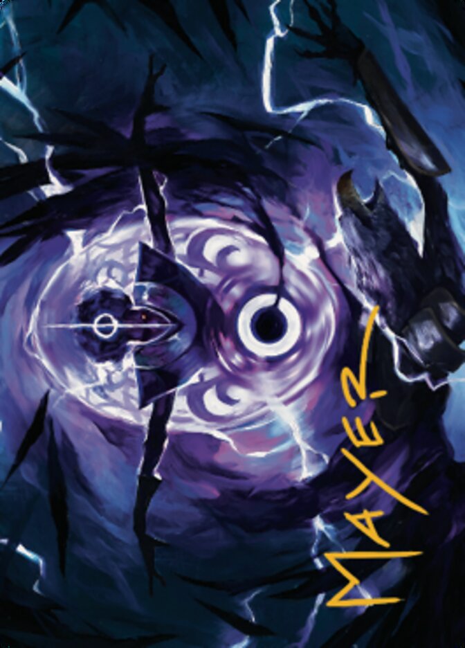 Rona's Vortex Art Card (Gold-Stamped Signature) [Dominaria United Art Series] | RetroPlay Games