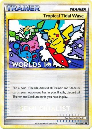 Tropical Tidal Wave (HGSS18) (Semi Finalist) [HeartGold & SoulSilver: Black Star Promos] | RetroPlay Games