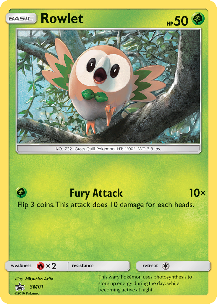Rowlet (SM01) [Sun & Moon: Black Star Promos] | RetroPlay Games