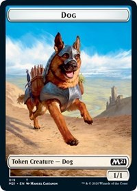 Dog // Weird Double-sided Token [Core Set 2021 Tokens] | RetroPlay Games