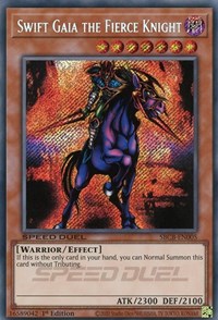 Swift Gaia the Fierce Knight (Secret) [SBCB-EN005] Secret Rare | RetroPlay Games