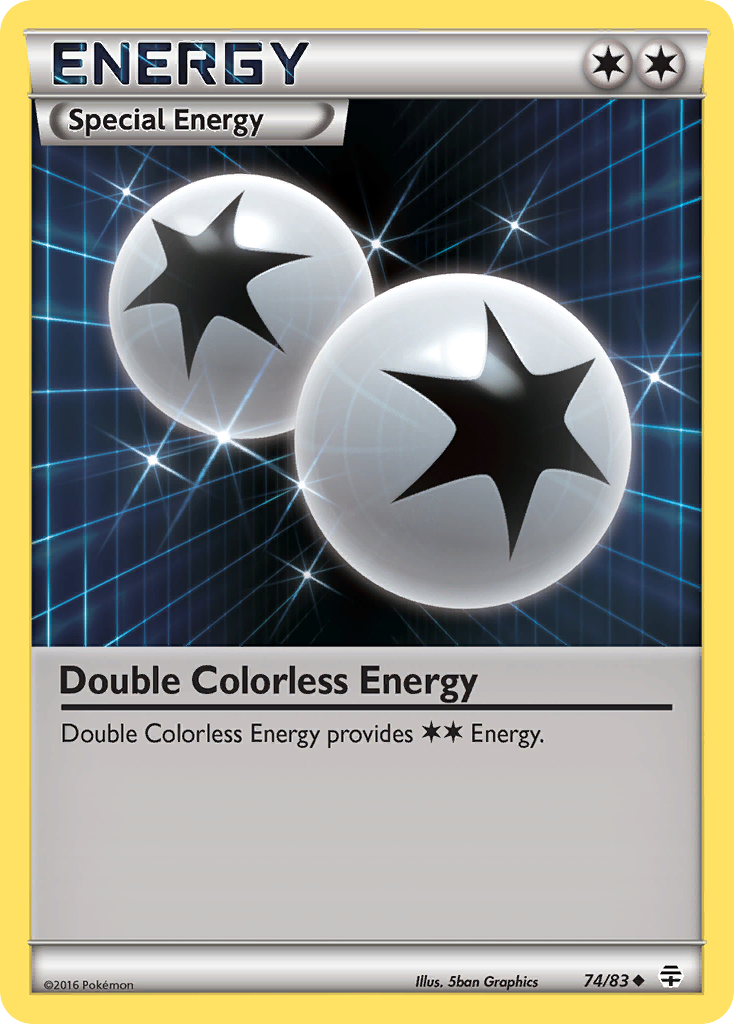 Double Colorless Energy (74/83) [XY: Generations] | RetroPlay Games