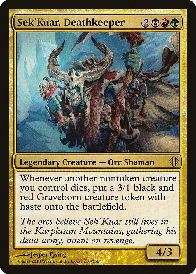 Sek'Kuar, Deathkeeper [Commander 2013] | RetroPlay Games