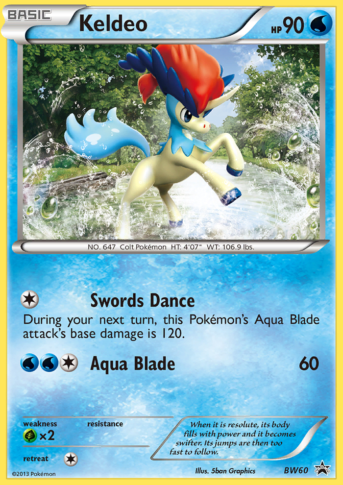 Keldeo (BW60) [Black & White: Black Star Promos] | RetroPlay Games