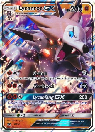 Lycanroc GX (SM14) (Jumbo Card) [Sun & Moon: Black Star Promos] | RetroPlay Games