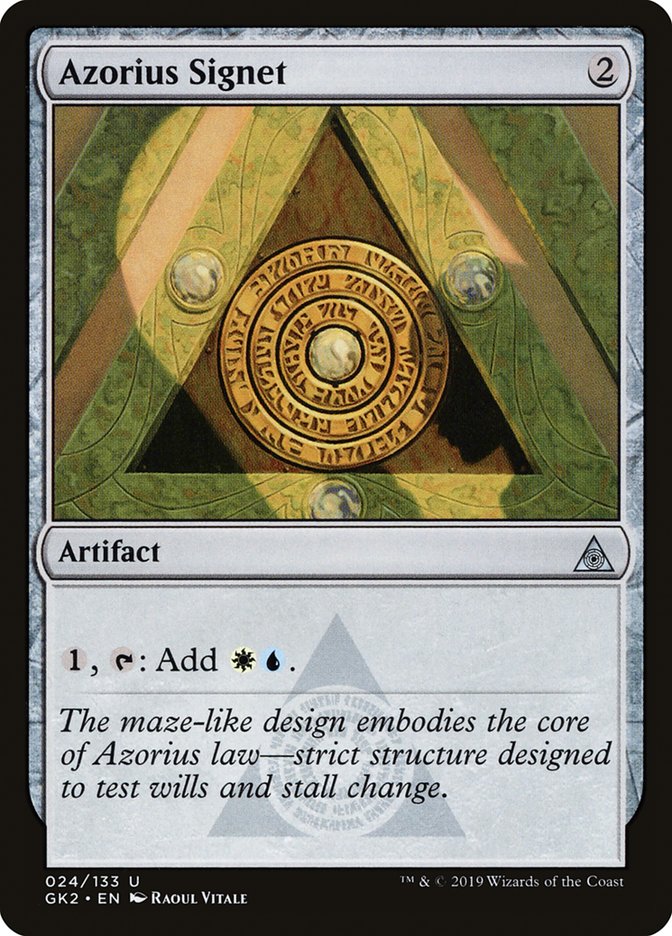 Azorius Signet [Ravnica Allegiance Guild Kit] | RetroPlay Games