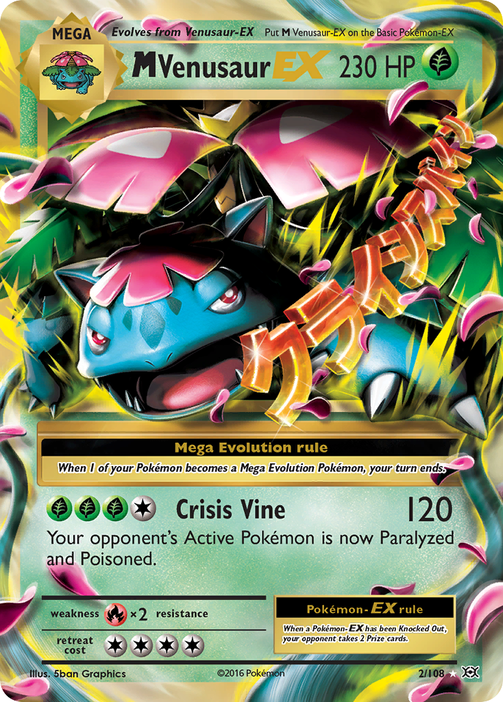 M Venusaur EX (2/108) [XY: Evolutions] | RetroPlay Games