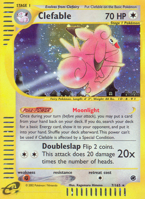 Clefable (7/165) [Expedition: Base Set] | RetroPlay Games