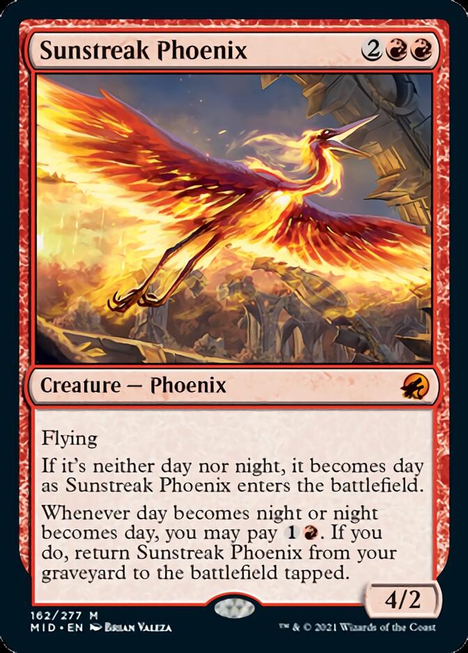 Sunstreak Phoenix [Innistrad: Midnight Hunt] | RetroPlay Games