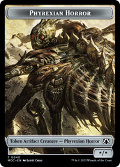 Phyrexian Golem // Phyrexian Horror Double-Sided Token [March of the Machine Commander Tokens] | RetroPlay Games