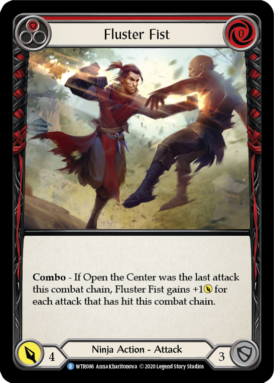 Fluster Fist (Red) [U-WTR086] (Welcome to Rathe Unlimited)  Unlimited Rainbow Foil | RetroPlay Games