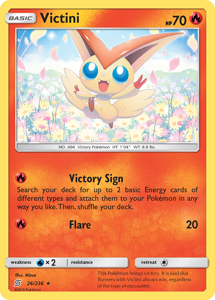 Victini (26/236) [Sun & Moon: Unified Minds] | RetroPlay Games