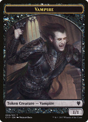 Eldrazi Spawn // Vampire Double-sided Token [Commander 2017 Tokens] | RetroPlay Games