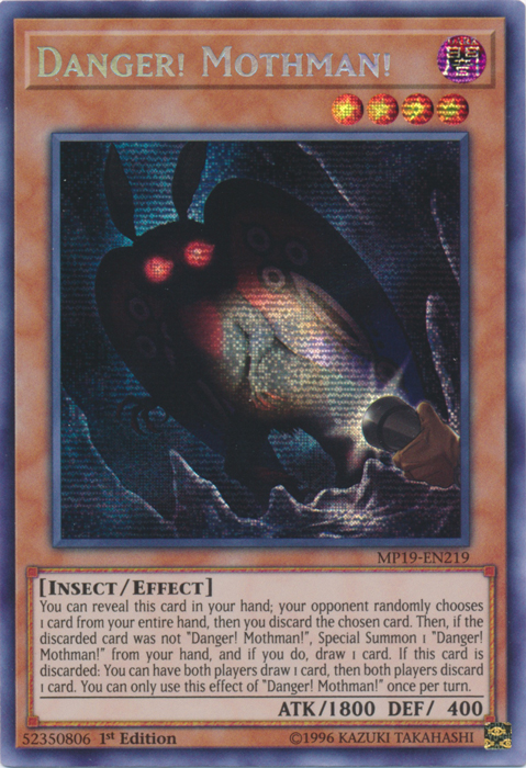 Danger! Mothman! [MP19-EN219] Prismatic Secret Rare | RetroPlay Games