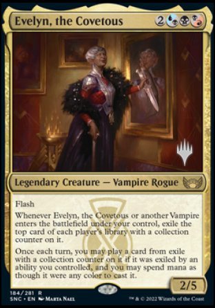 Evelyn, the Covetous (Promo Pack) [Streets of New Capenna Promos] | RetroPlay Games