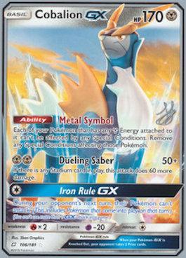 Cobalion GX (106/181) (Perfection - Henry Brand) [World Championships 2019] | RetroPlay Games