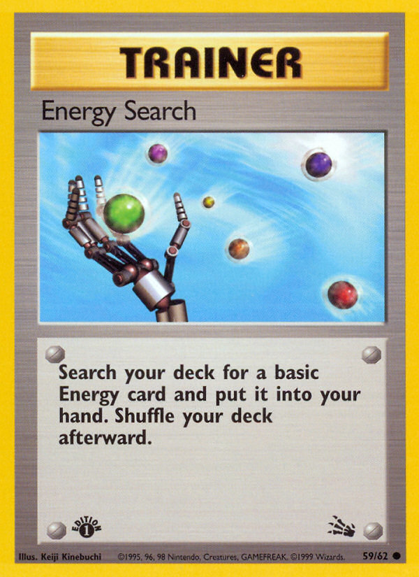 Energy Search (59/62) [Fossil 1st Edition] | RetroPlay Games