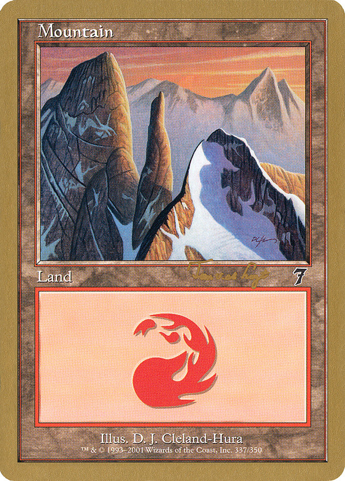 Mountain (337) (Tom van de Logt) [World Championship Decks 2001] | RetroPlay Games