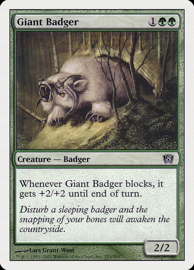 Giant Badger [Eighth Edition] | RetroPlay Games