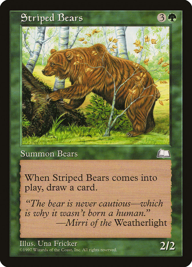 Striped Bears [Weatherlight] | RetroPlay Games