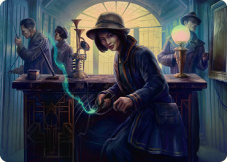 Wiretapping Art Card [Streets of New Capenna Art Series] | RetroPlay Games