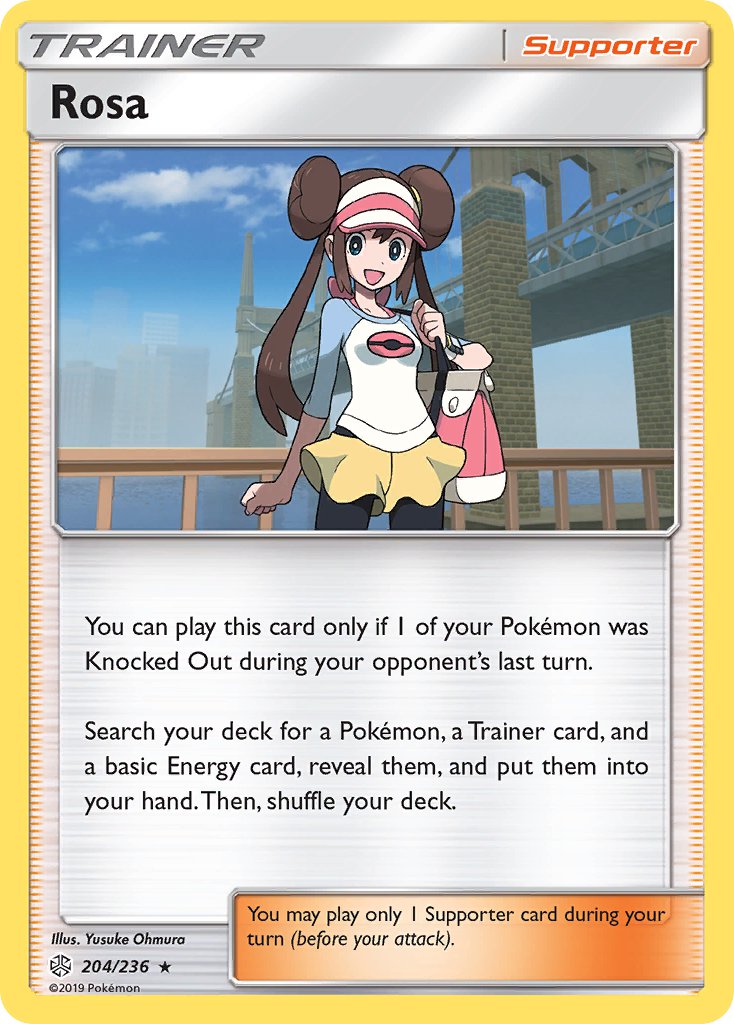 Rosa (204/236) (Theme Deck Exclusive) [Sun & Moon: Cosmic Eclipse] | RetroPlay Games