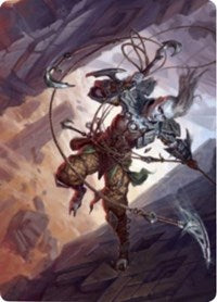 Akiri, Fearless Voyager Art Card [Zendikar Rising Art Series] | RetroPlay Games