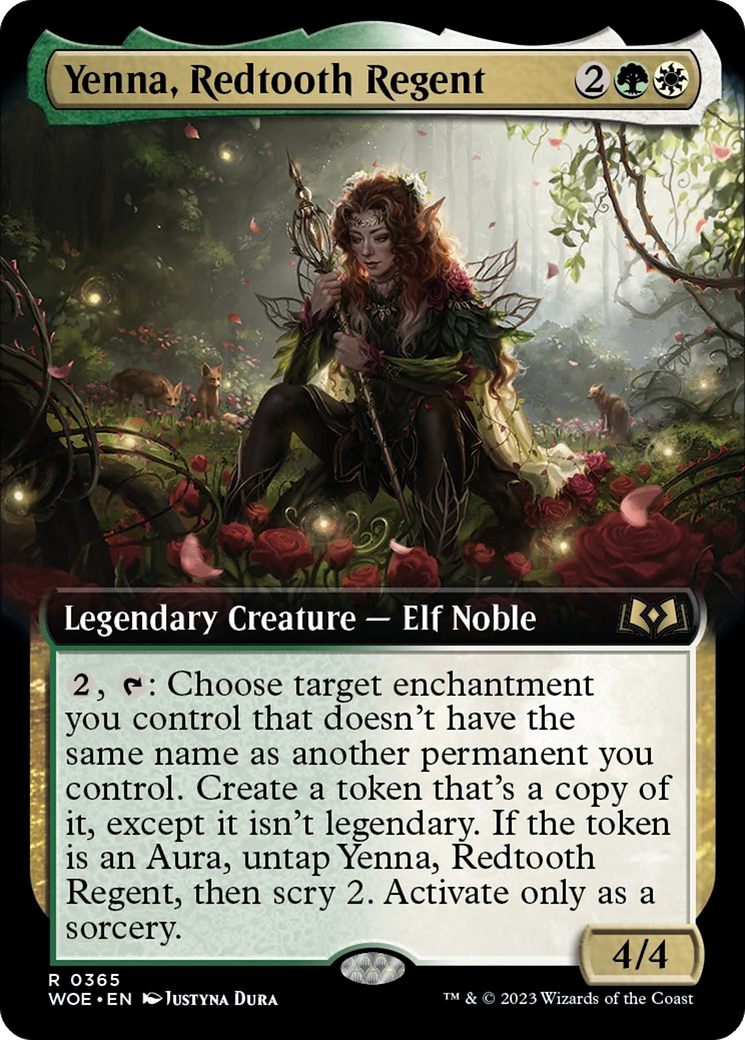 Yenna, Redtooth Regent (Extended Art) [Wilds of Eldraine] | RetroPlay Games