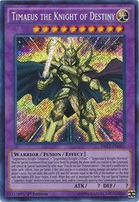 Timaeus the Knight of Destiny [DRL2-EN001] Secret Rare | RetroPlay Games