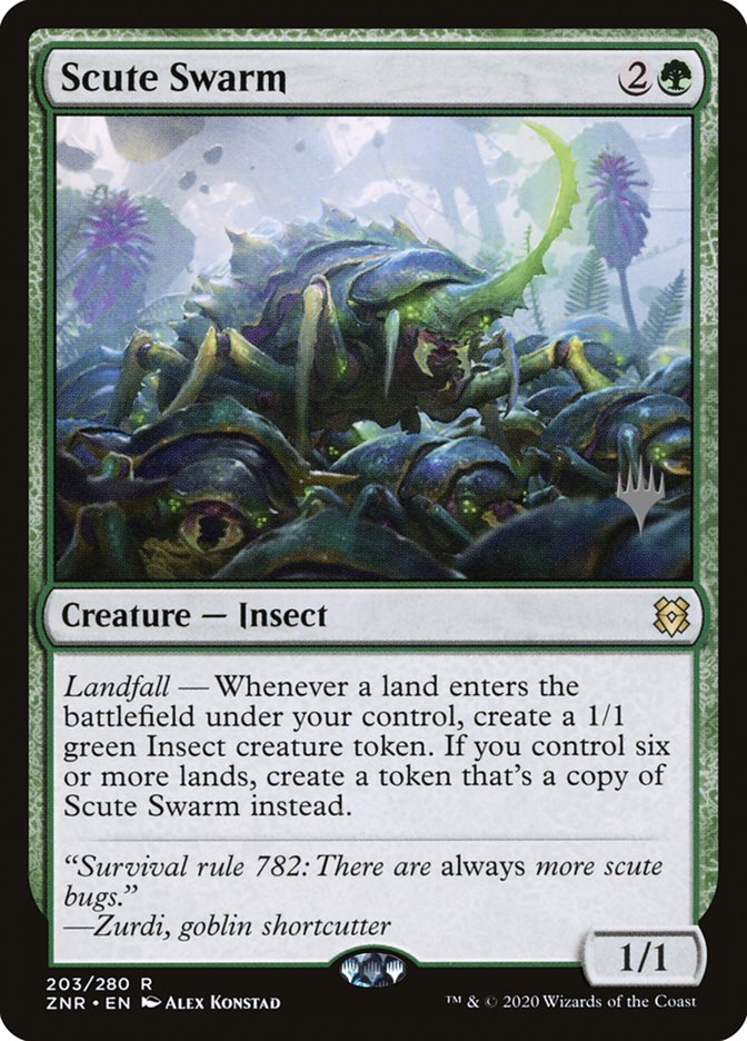 Scute Swarm (Promo Pack) [Zendikar Rising Promos] | RetroPlay Games