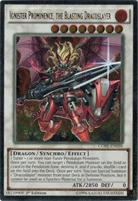 Ignister Prominence, the Blasting Dracoslayer (UTR) [CORE-EN050] Ultimate Rare | RetroPlay Games