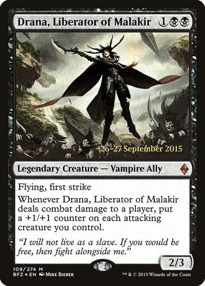 Drana, Liberator of Malakir [Battle for Zendikar Promos] | RetroPlay Games