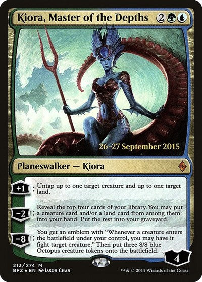 Kiora, Master of the Depths [Battle for Zendikar Promos] | RetroPlay Games