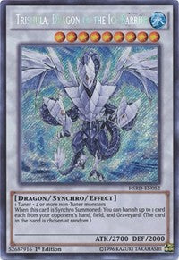 Trishula, Dragon of the Ice Barrier [HSRD-EN052] Secret Rare | RetroPlay Games