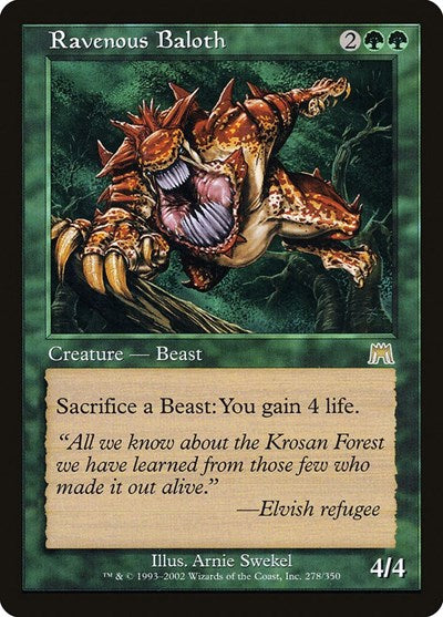 Ravenous Baloth [Onslaught] | RetroPlay Games