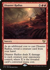 Disaster Radius [Commander 2015] | RetroPlay Games