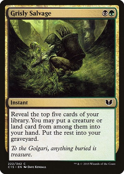 Grisly Salvage [Commander 2015] | RetroPlay Games