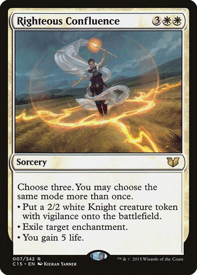 Righteous Confluence [Commander 2015] | RetroPlay Games