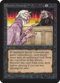 Demonic Attorney [Limited Edition Alpha] | RetroPlay Games