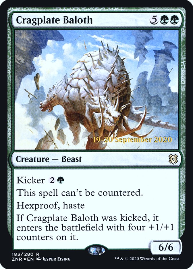 Cragplate Baloth  [Zendikar Rising Prerelease Promos] | RetroPlay Games