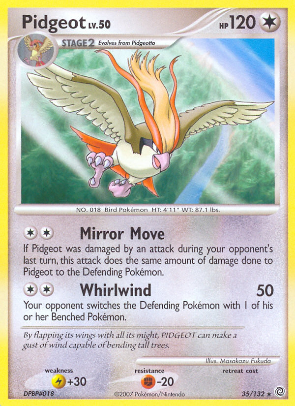 Pidgeot (35/132) [Diamond & Pearl: Secret Wonders] | RetroPlay Games