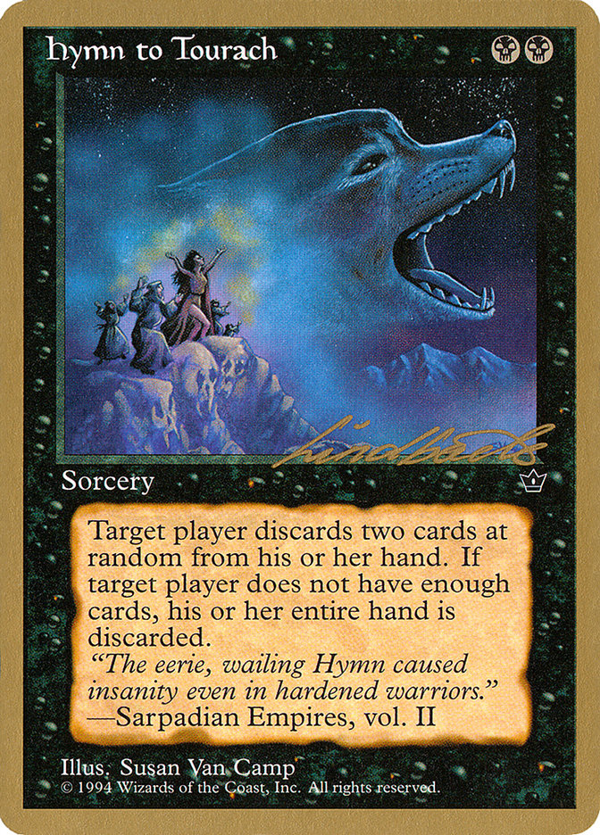 Hymn to Tourach (Wolf) (Leon Lindback) [Pro Tour Collector Set] | RetroPlay Games